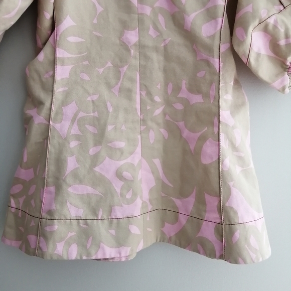 Marni Resort Cotton and Linen Blouse Balloon Sleeves Tan Pink 40 IT | 4 US - Picture 7 of 17